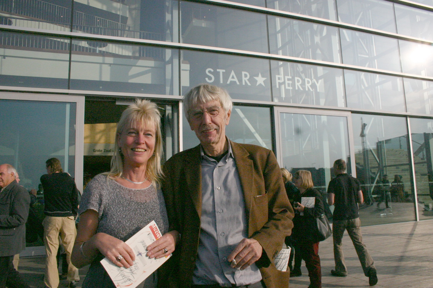 Thea Derks & Reinbert de Leeuw, 7-10-2007 Muziekgebouw aan 't IJ