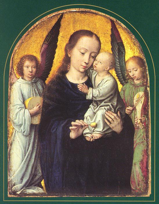 David, Maria, Jezus met engelen.jpg