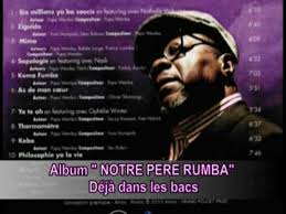 Papa Wemba, Notre Père Rumba