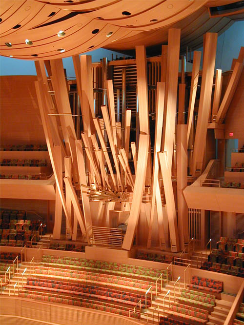 Walt Disney Concert Hall Organ, door de Duitse orgelbouwer Caspar von Glatter-Götz. 