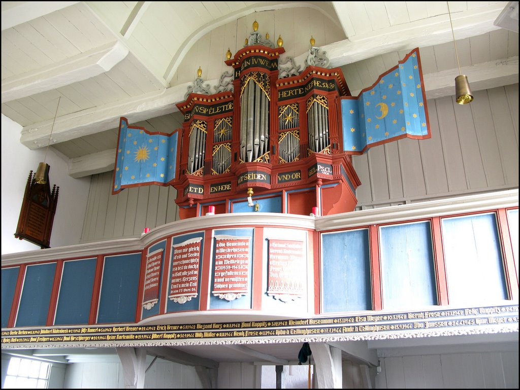 orgel 1643 Westerhusen Dtslnd