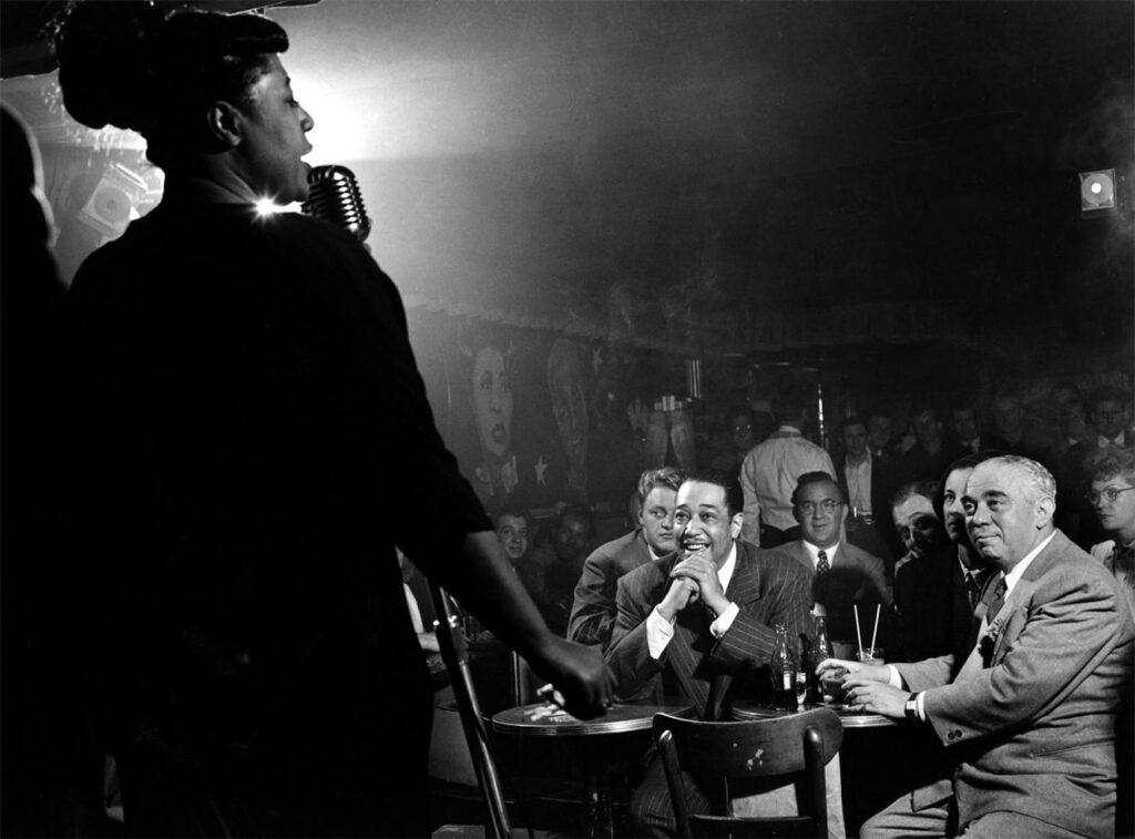 Ella-Fitzgerald-Duke-Ellington-Benny-Goodman-NYC-1948
