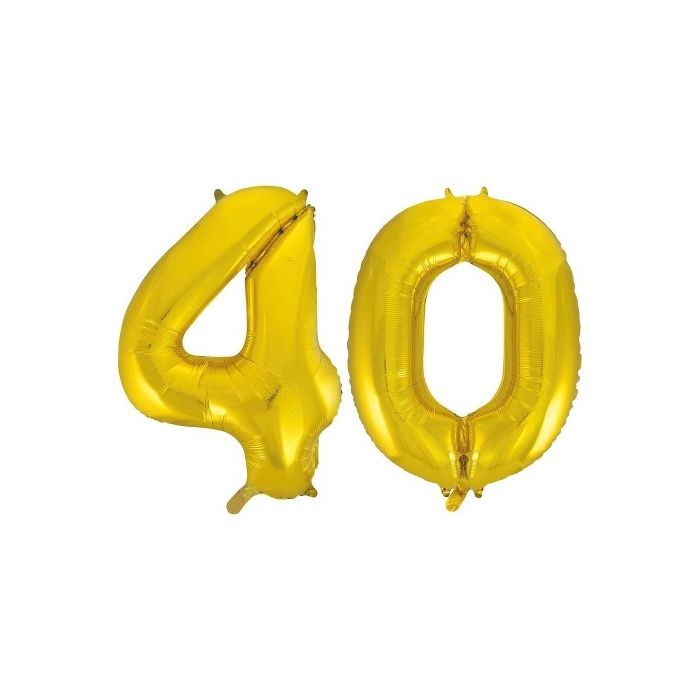 ballon_cijfer_40_goud