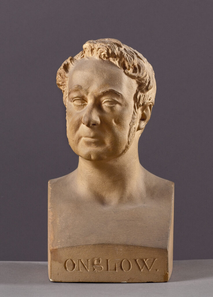 BUSTE DU COMPOSITEUR, GEORGE(S) ONSLOW (1784-1853)