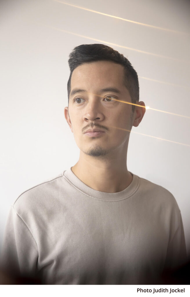 Portret componist Joey Roukens, Amsterdam, NederlandFotografie Judith Jockel