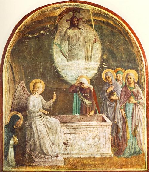 500px-Resurrection_of_Christ_and_Women_at_the_Tomb_by_Fra_Angelico_(San_Marco_cell_8)
